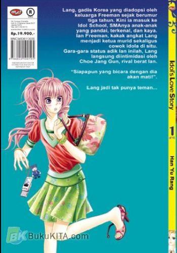 Cover Belakang Buku Idol Love Story 1