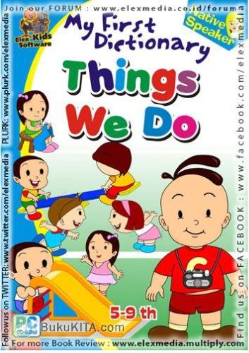 Cover Buku CD My Picture Dictionary : Things We Do - Native Speaker