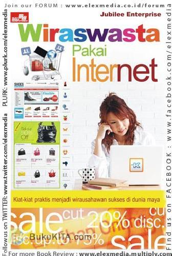 Cover Buku Wiraswasta Pakai Internet
