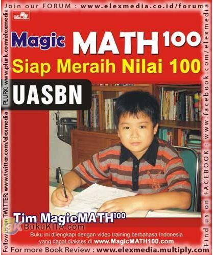 Cover Buku MagicMATH100 : Siap Meraih Nilai 100 UASBN