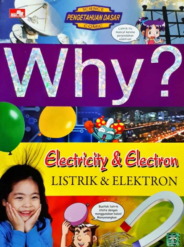 Cover Buku Why? Electricity & Electron: listrik dan elektron