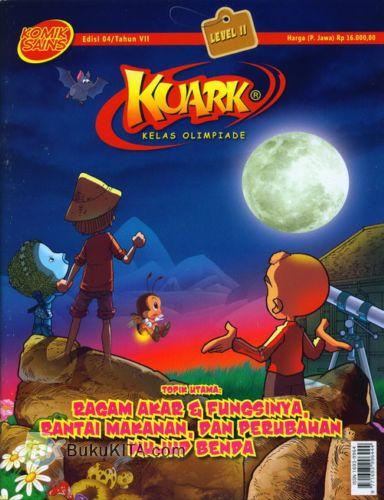 Cover Buku Komik Sains Kuark Level II Tahun ke-VII edisi 04 : Ragam Akar & Fungsinya, Rantai Makanan, dan Perubahan Wujud Benda