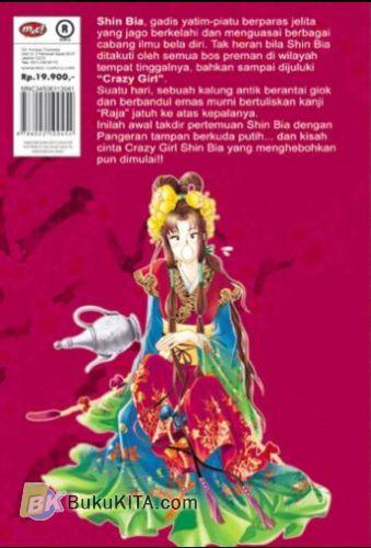Cover Belakang Buku Crazy Girl Shin Bia 1