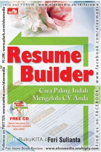 Cover Buku Resume Builder