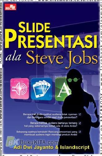 Cover Buku Slide Presentasi ala Steve Jobs