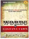 Cover Buku Words of Distinction : Pengungkapan 12 Istilah Bermakna Dalam Iman Kristen