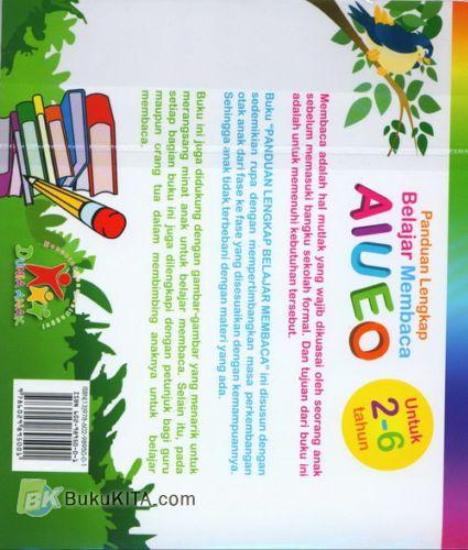 Cover Belakang Buku Panduan Lengkap Belajar Membaca AIUEO (untuk 2-6 tahun)
