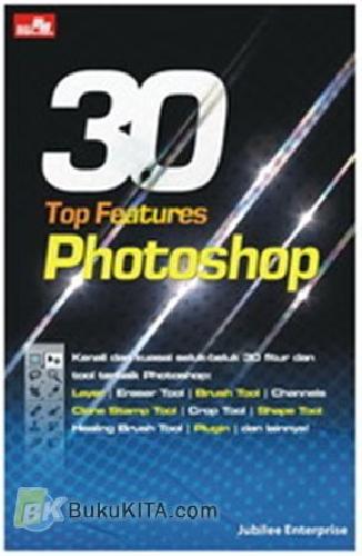 Cover Buku 30 Top Features Photoshop