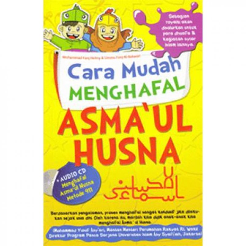Cover Belakang Buku Cara Mudah Menghafal Asmaul Husna (Disc 50%)