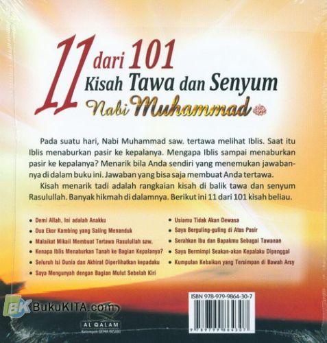 Cover Belakang Buku 11 dari 101 Kisah Tawa dan Senyum Nabi Muhammad