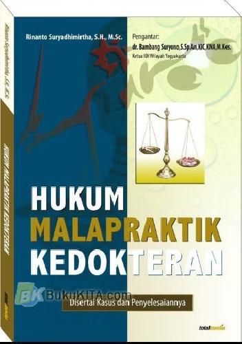 Cover Buku HUKUM MALAPRAKTIK KEDOKTERAN