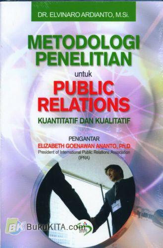 Cover Buku Metodologi Penelitian untuk Public Relations - Kuantitatif dan Kualitatif