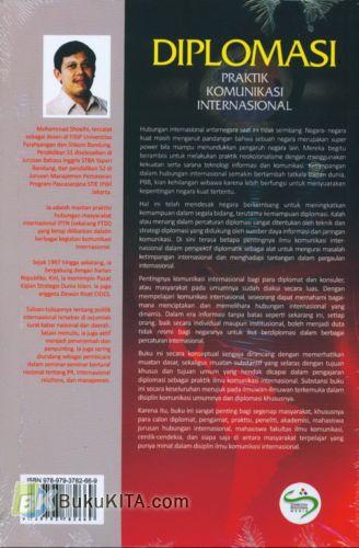 Cover Belakang Buku Diplomasi Praktis Komunikasi Internasional