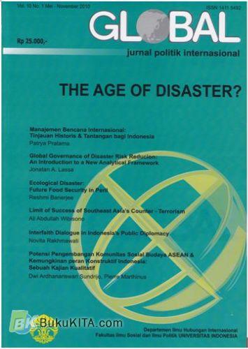 Cover Buku Global Jurnal Politik Internasional Vol.10 No.1 Mei - November 2010