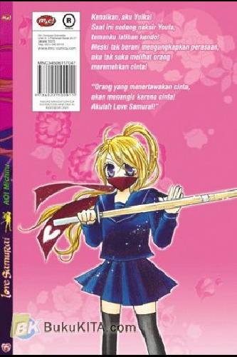 Cover Belakang Buku Love Samurai