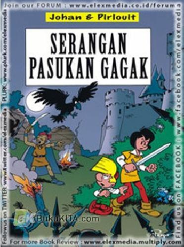 Cover Buku LC: Johan & Pirlouit - Serangan Pasukan Gagak