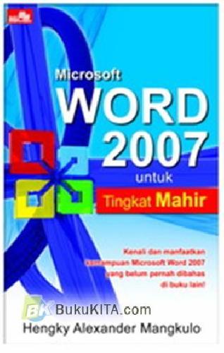 Cover Buku Microsoft Word 2007 Tingkat Mahir