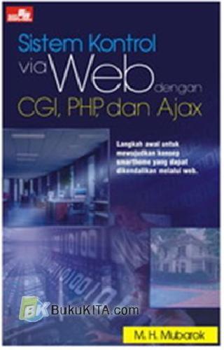 Cover Buku Sistem Kontrol via Web dengan CGI, PHP, dan Ajax