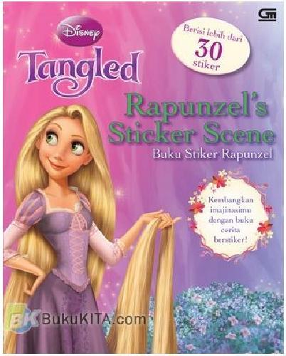 Cover Buku Buku Stiker Rapunzel