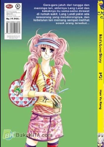 Cover Belakang Buku Idol Love Story 3