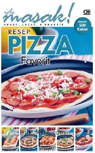 Cover Buku Resep Pizza Favorit di Bawah 500 Kalori