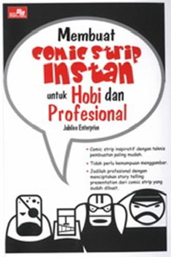 Cover Buku Membuat Comic Strip Instan untuk Hobi dan Profesional