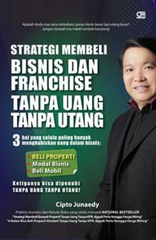 Cover Buku Strategi Membeli Bisnis & Franchise Tanpa Uang Tanpa Utang (HC)