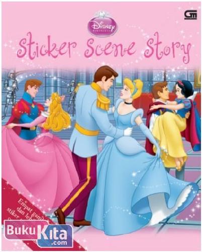 Cover Buku Disney Princess : Sticker Scene Story