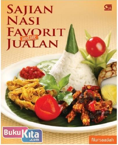 Cover Buku Sajian Nasi Favorit untuk Jualan