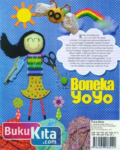 Cover Belakang Buku Kreasi Boneka Yoyo : Ragam Boneka Unik dari Kain Perca