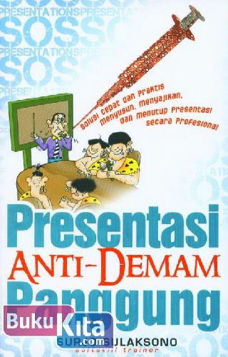 Cover Buku Presentasi Anti-Deman Panggung 