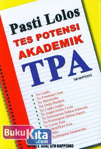 Cover Buku Pasti Lolos Tes Potensi Akademik TPA 