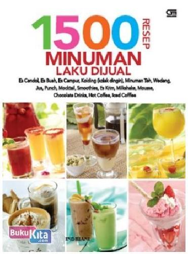 Cover Buku 1500 Resep Minuman Laku Dijual (HC)