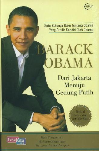 Cover Buku Barack Obama : Dari Jakarta Menuju Gedung Putih (Hack Cover)