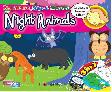 Pengetahuan, Stiker & Mewarnai Night Animals 3 in 1