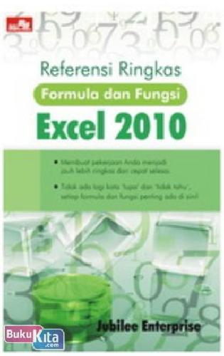 Cover Buku Referensi Ringkas Formula & Fungsi Excel 2010