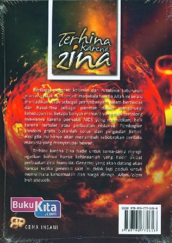 Cover Belakang Buku Terhina Karena Zina