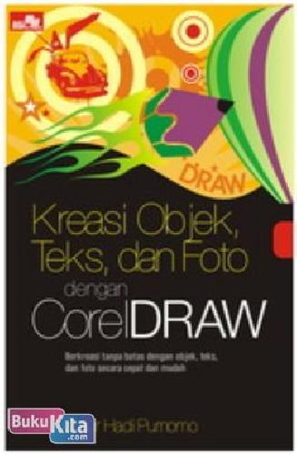 Cover Buku Kreasi Objek, Teks, dan Foto dengan CorelDRAW