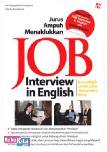 Cover Buku Jurus Ampuh Menaklukkan Job Interview in English