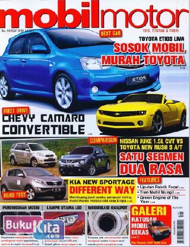 Cover Buku Majalah Mobil Motor No. 14/XLI/ 13 - 26 Juli 2011