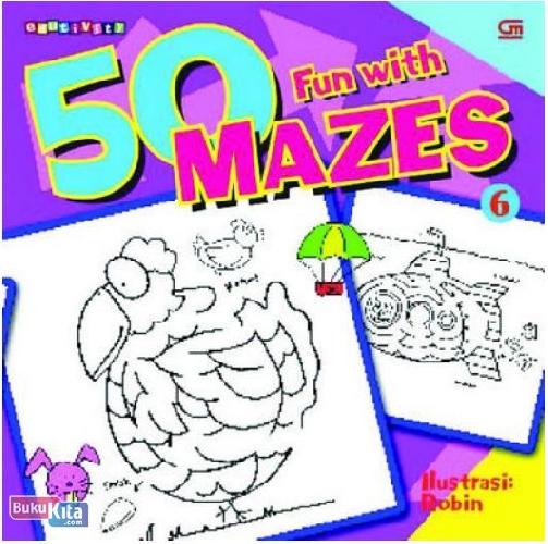 Cover Buku Fun With 50 Mazes (6)