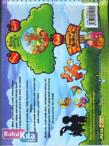 Cover Belakang Buku Bible Games Series 1 (Puzzle dot to dot mazes colouring)