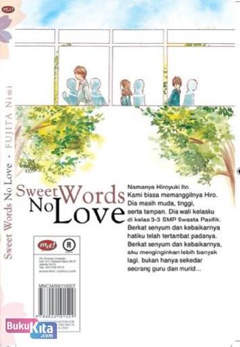 Cover Belakang Buku Sweet Words No Love (Terbit Ulang)