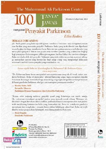 Cover Belakang Buku 100 Tanya Jawab mengenai Penyakit Parkinson, 2/e (HVS)