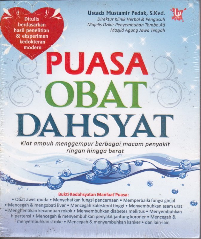 Cover Belakang Buku Puasa obat Dahsyat (Disc 50%)
