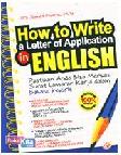 Cover Buku How to Write a Letter of Application in English