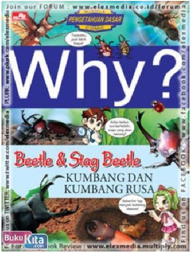 Cover Buku Why? Beetle & Stag beetle - Kumbang dan Kumbang Rusa