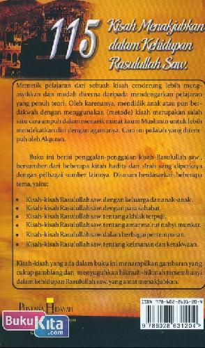 Cover Belakang Buku 115 Kisah Menakjubkan dalam Kehidupan Rasulullah saw.