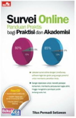 Cover Buku Survei Online : Panduan Praktis bagi Praktisi dan Akademisi