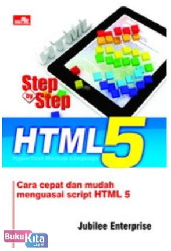 Cover Buku Step by Step HTML 5